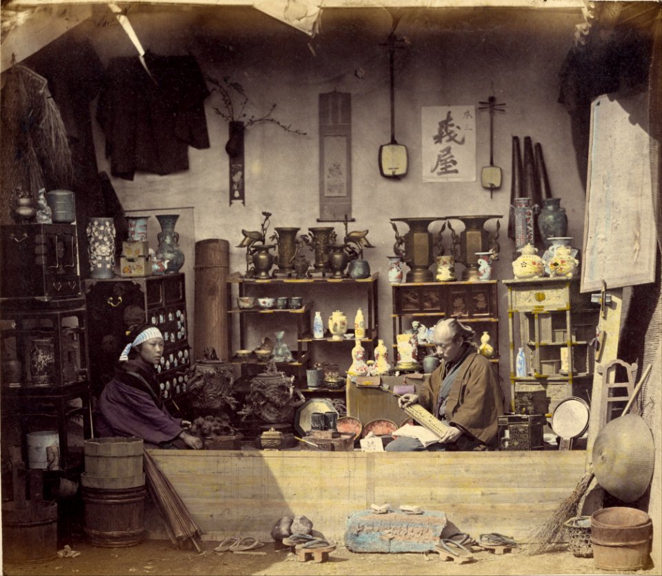 Felice Beato (British, born Italy - Curio Shop - Google Art Project