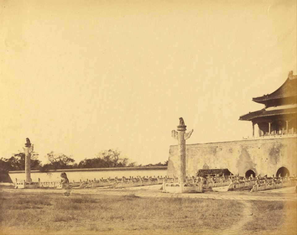 Felice Beato (British, born Italy - Entrance to the Winter Palace, Pekin, October 1860 - Google Art Project