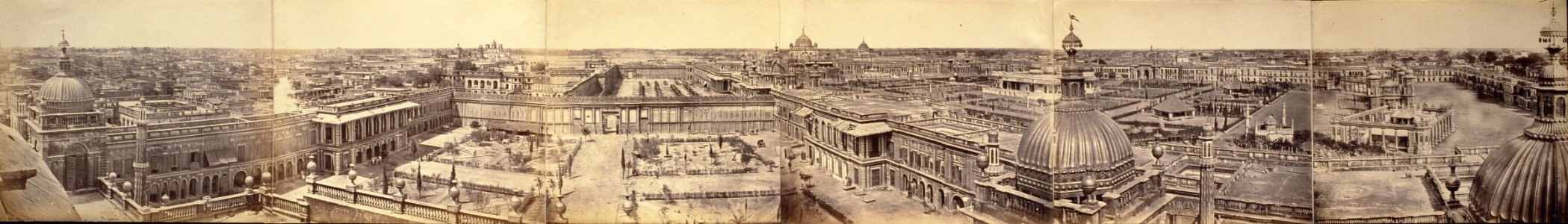 Felice Beato (British, born Italy - (Panorama of Lucknow, Taken from the Great Imambara) - Google Art Project