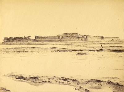 Felice Beato (British, born Italy - Exterior of the North Fort Peiko River Showing the English and French Entrance, August 21, 1860 - Google Art Project