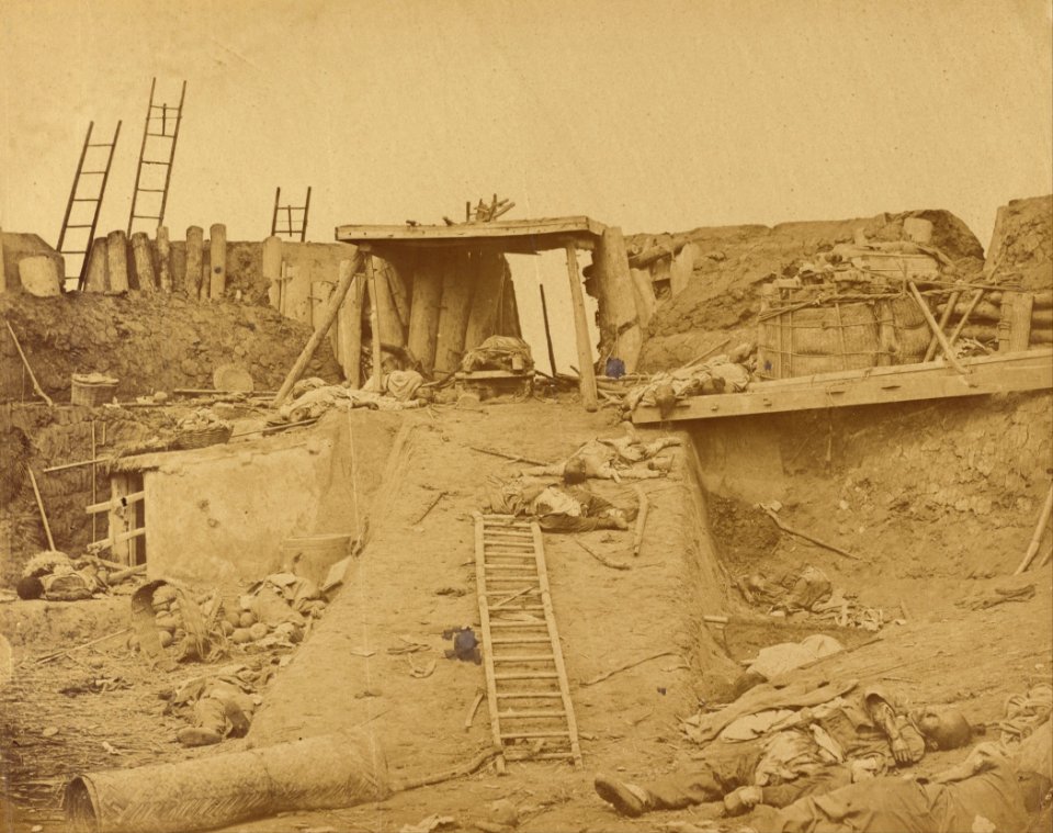 Felice Beato (British, born Italy - Interior of the Angle of North Fort, August 21, 1860 - Google Art Project