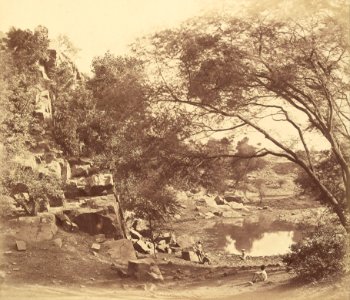Felice Beato (British, born Italy - Left View of the Crow's Nest Battery - Google Art Project