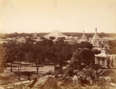 Felice Beato (British, born Italy - The Incomparable Pagoda from Mandalay Hill - Google Art Project
