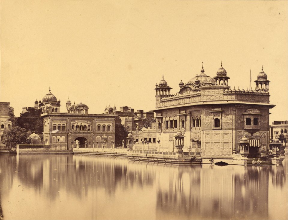 Felice Beato (British, born Italy - The Golden Temple at Amritsar - Google Art Project