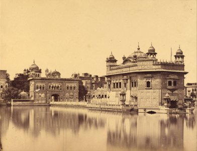 Felice Beato (British, born Italy - The Golden Temple at Amritsar - Google Art Project