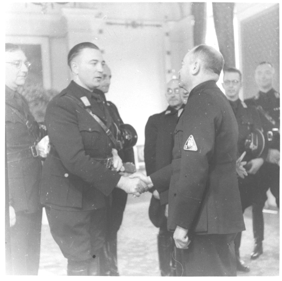 Felicitaties verjaardag Mussert - Fotodienst der NSB - NIOD - 77964
