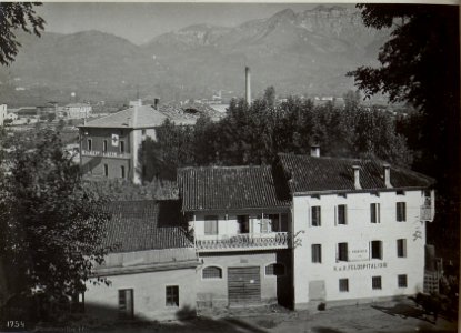 Feltre. Feldspital Nr. 1316.durch Fliegerbombe beschädigt. (BildID 15647546)
