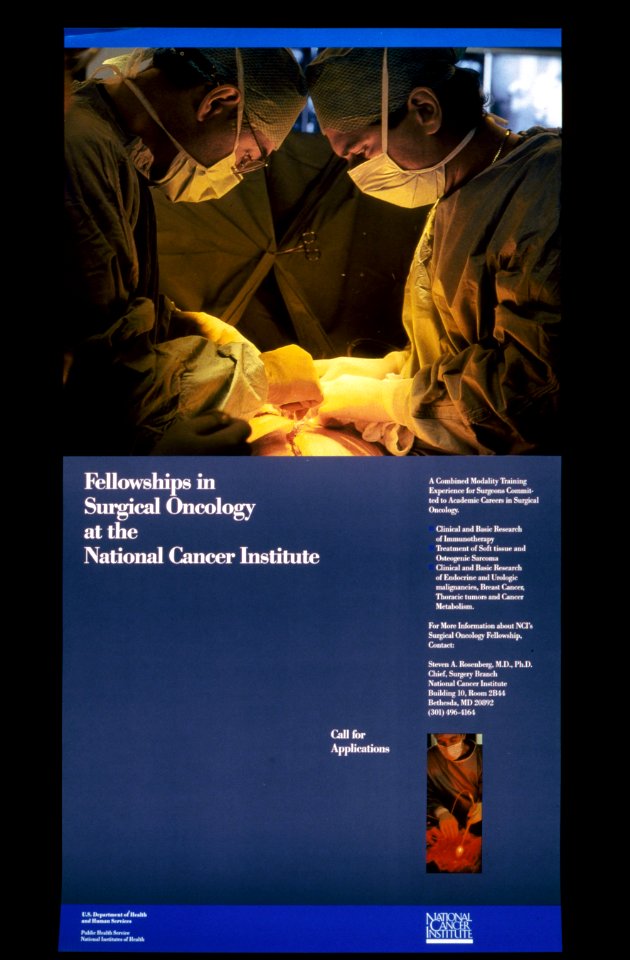 Fellowships in surgical oncology at NCI poster