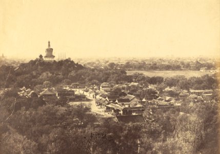 Felice Beato (British, born Italy - View of the Gardens and Buddhist Temple, Pekin, October 1860 - Google Art Project photo