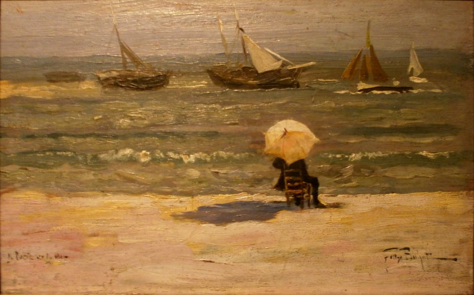 Felix Buhot, Le Poète et la mer