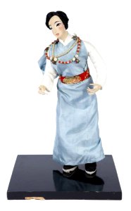 Female Lepcha Doll donated to the US by Hope Cooke, Queen of Sikkim