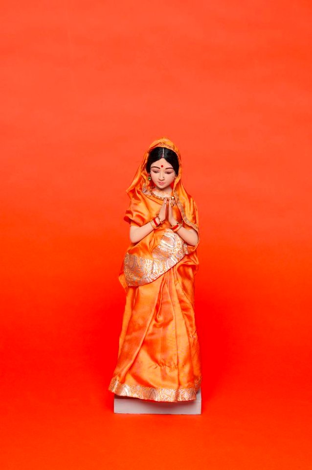Female doll presented to First Lady Jacqueline Kennedy as a gift for Caroline by Sarvepalli Radhakrishnan