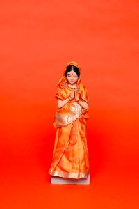 Female doll presented to First Lady Jacqueline Kennedy as a gift for Caroline by Sarvepalli Radhakrishnan