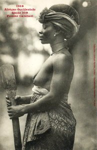 Femme Gambari (Etude n° 209)