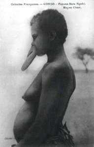 Femme Sara Ngaki-Moyen Chari-Congo