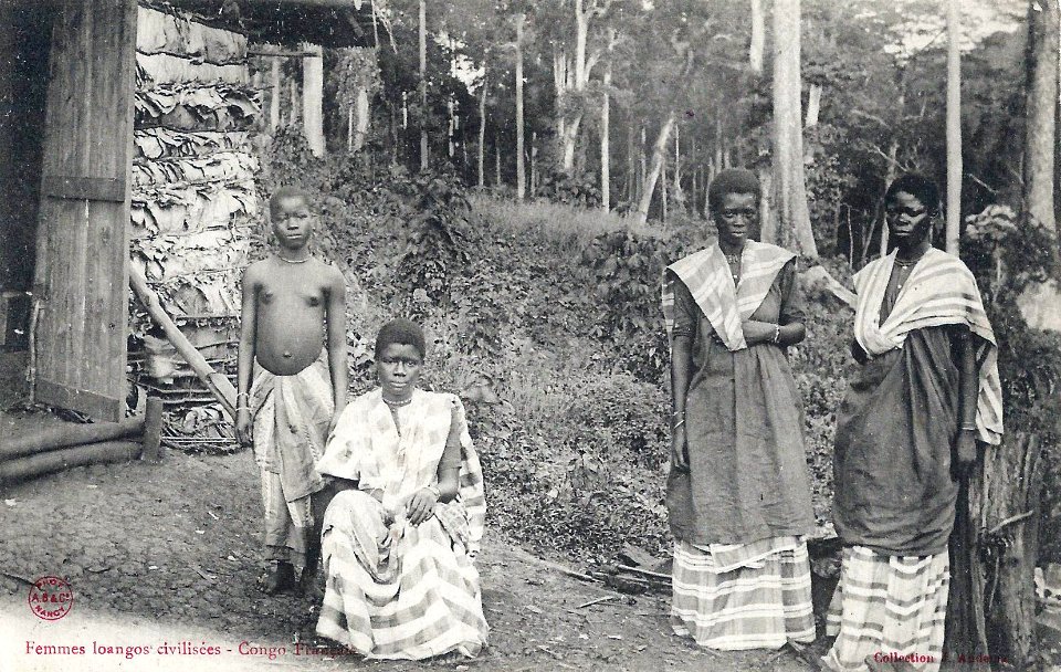 Femmes loangos civilisées-Congo Français
