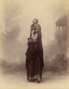 Female Egyptian Peasant and Child, Turkish