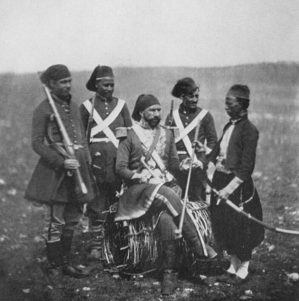 Fenton, Roger - Ismael Pasha empfängt sein Chibuque (Zeno Fotografie)