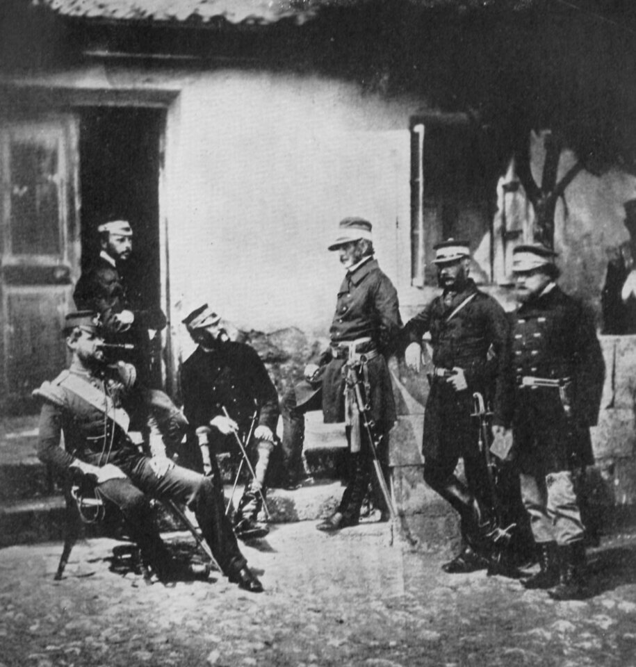 Fenton, Roger - Generalmajor James Bucknell Estcourt und Gefolge (Zeno Fotografie)