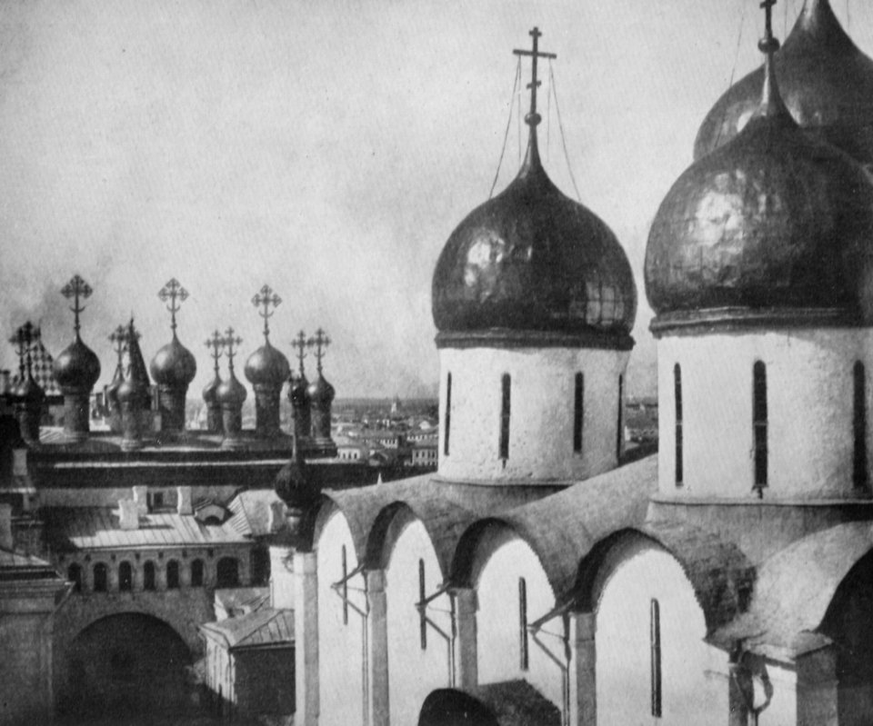 Fenton, Roger - Die Kuppeln der Auferstehungs-Kathedrale im Kreml (Zeno Fotografie)