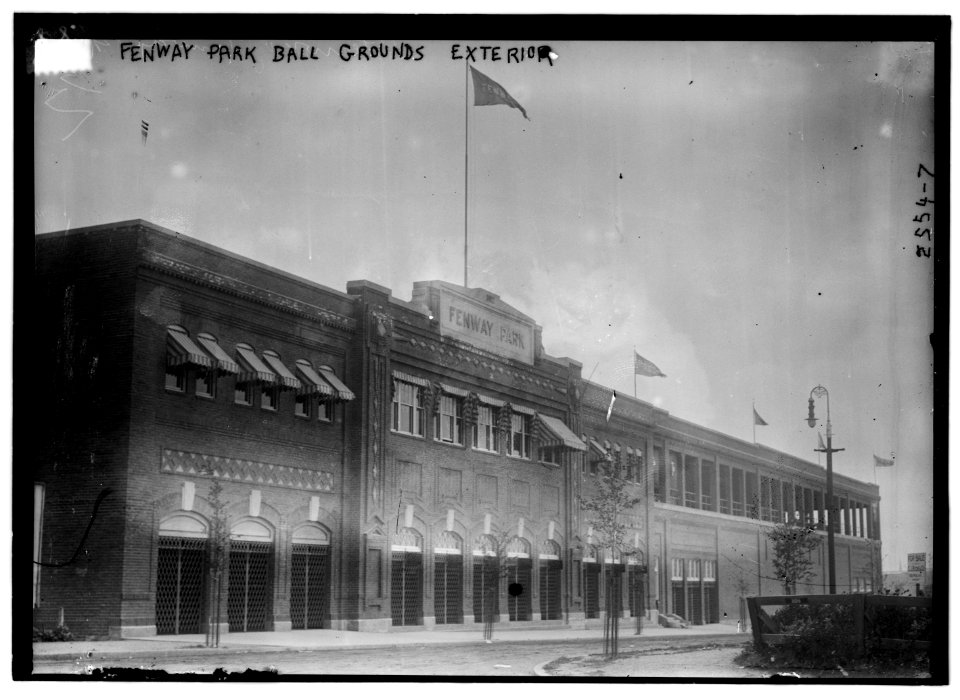 Fenway Park ball grounds exterior LCCN2014692066