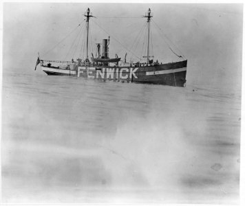 FENWICK Island lightship of United States Coast Guard - NH 104