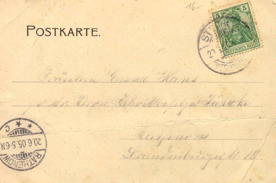 Ferchesar, Brandenburg - Gasthof Dröscher; Seepartie; Schloss (back) (Zeno Ansichtskarten)