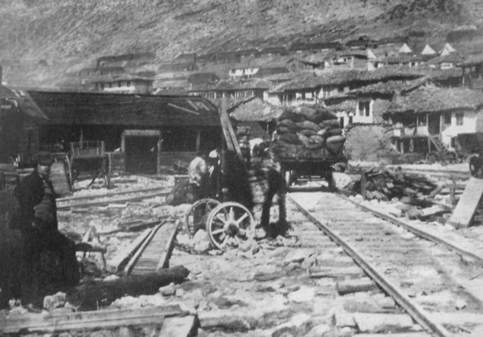 Fenton, Roger - Der Bahnhof, Balaclava (Zeno Fotografie)