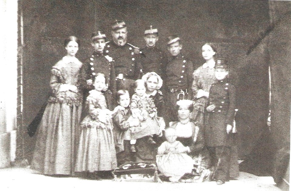 Ferdinand II, King of the Two Sicilies with his family