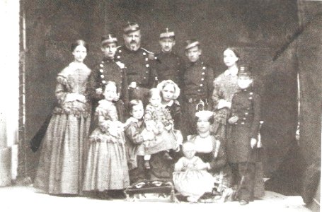 Ferdinand II, King of the Two Sicilies with his family