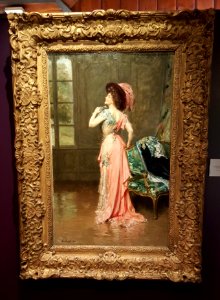 Ferdinand Roybet - Portrait de Consuelo Fould au Château de Bécon