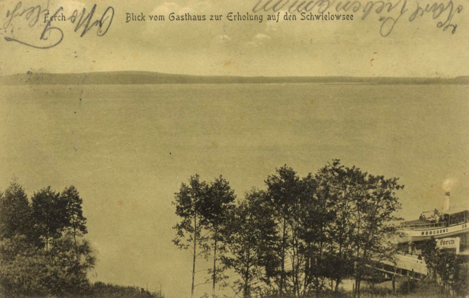 Ferch, Brandenburg - Gasthaus Zur Erholung auf den Schwielowsee (Zeno Ansichtskarten)