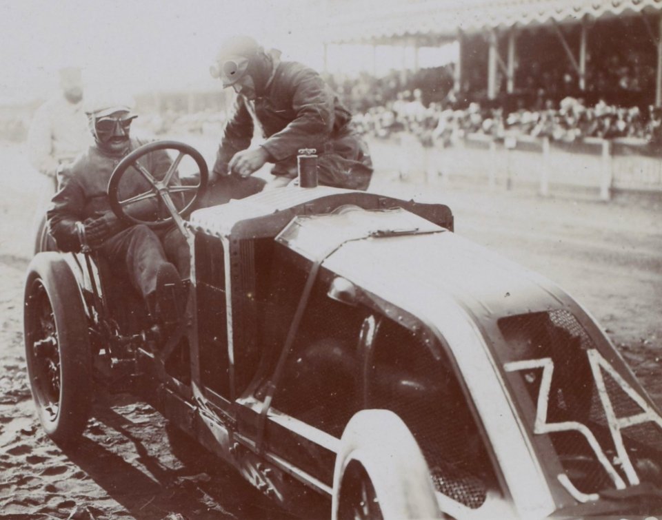 Ferenc Szisz au Grand Prix automobile de France 1906 3