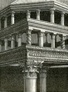 Ferentino dettaglio della Confessione nel Duomo