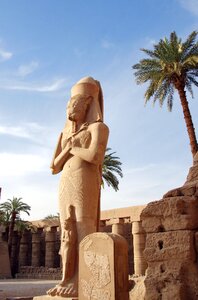 Pharaoh statue stone