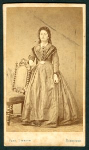 Ferdinand Liebsch Hannover CDV Tante von Mama Lockemann Bildseite