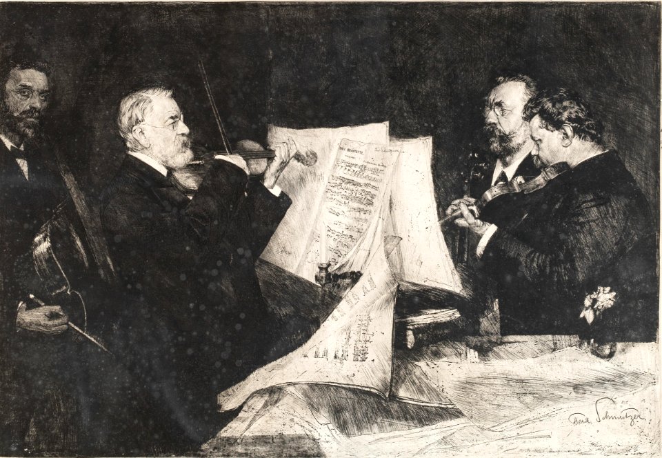 Ferdinand Schmutzer Das Joachim-Quartett