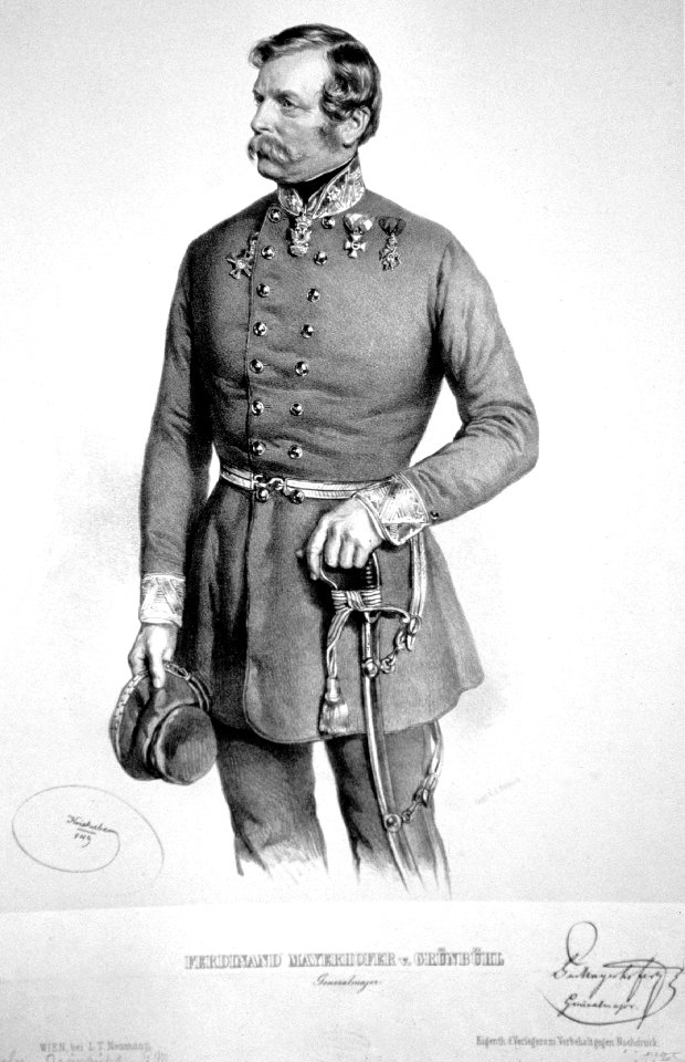 Ferdinand von Mayerhofer Litho