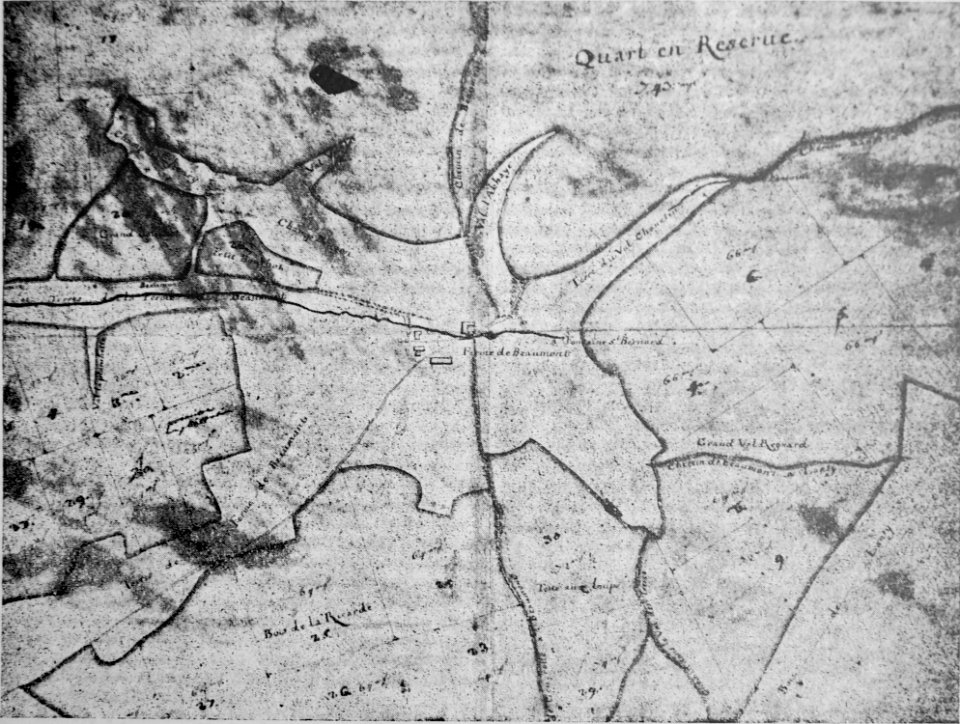 Ferme de Bonlieu 1728 arch dép aube plan 202 2986