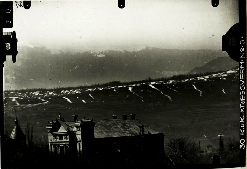 Fernaufnahme der Siwula von Bania aus, 30.April 1917. (BildID 15590527)