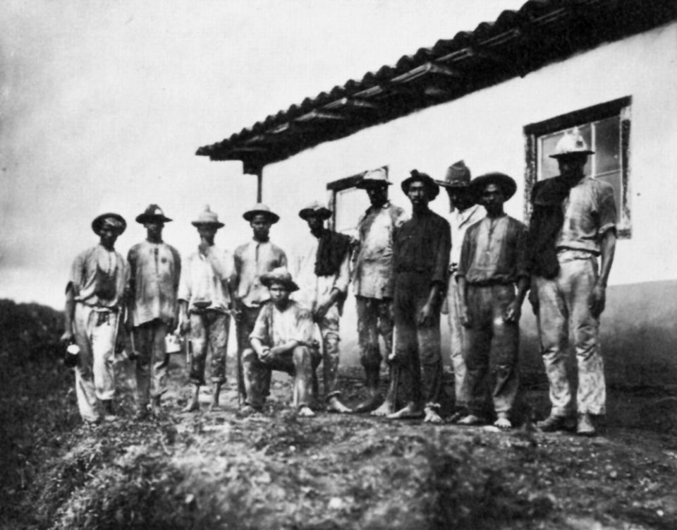 Ferrez, Marc - Arbeiter einer Goldmine in Pary, Minas Gerais (Zeno Fotografie)