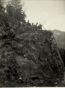 Fernsignal Patrouille. Optische Station für Nacht mit Zeiss Apparat bei der Mauthner-Spitze. (BildID 15465411)