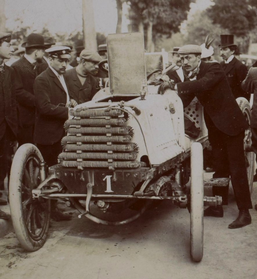 Fernand Charron au Tour de France 1899 (n°1 par sa victoire la même année au Paris-Bordeaux)