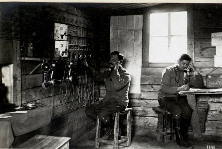 Fernsprecheinrichtungen im Abschnitt der 4. k.u.k. Armee (BildID 15684745)