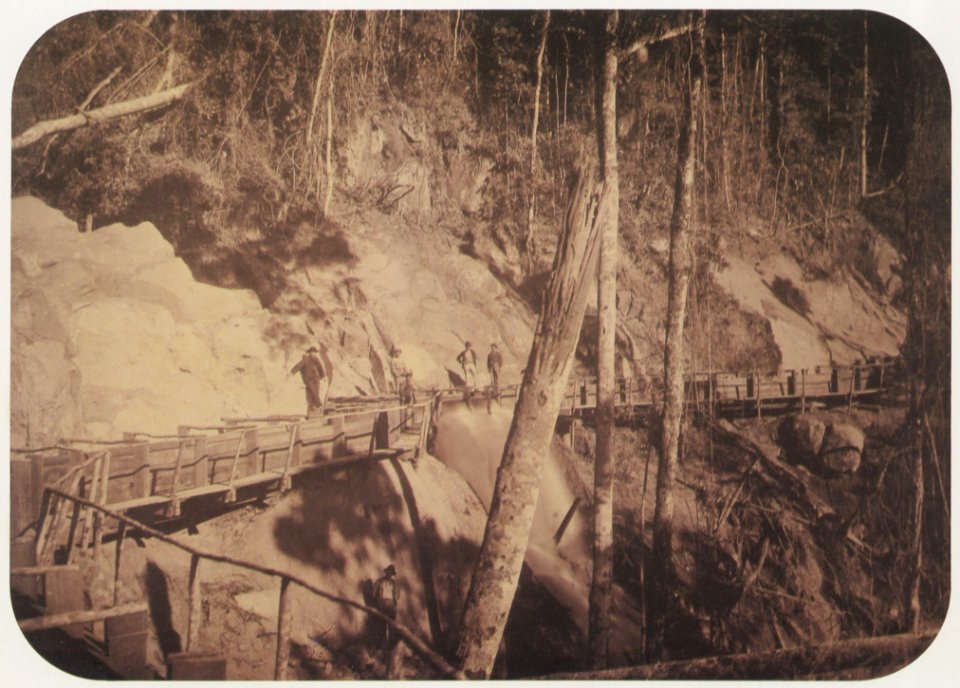 Ferrez, Marc - Bau der Wasserleitung durch den Urwald nach Rio (Zeno Fotografie)