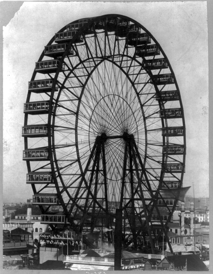 Ferris wheel at the Chicago World's Fair LCCN2006683489