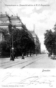 Ferrocarril del estado sajón real - administración central I bella época Dresde