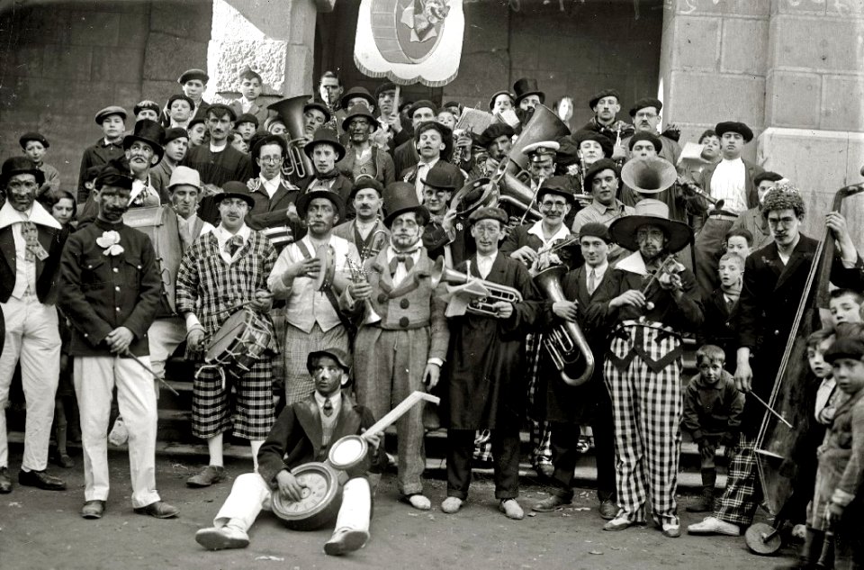 Fiestas de carnaval en Tolosa (4 de 22) - Fondo Car-Kutxa Fototeka