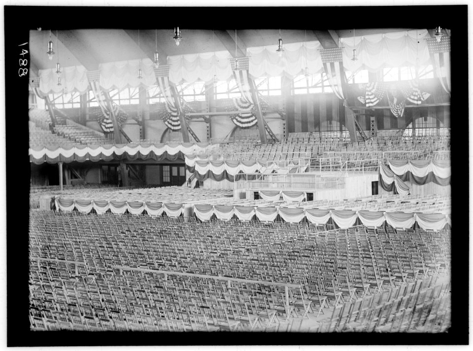 FIFTH REGIMENT ARMORY, BALTIMORE, MARYLAND. INTERIOR READY FOR DEMOCRATIC NATIONAL CONVENTION LCCN2016863906
