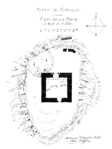 Fig 1 pianta torre di ferriolo p128, dis nigra sett 1936 nigra il novarese